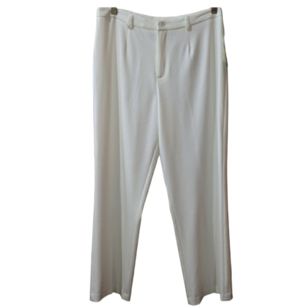 Briggs New York White Pants Slacks NOS Vintage 90s Pants 12P